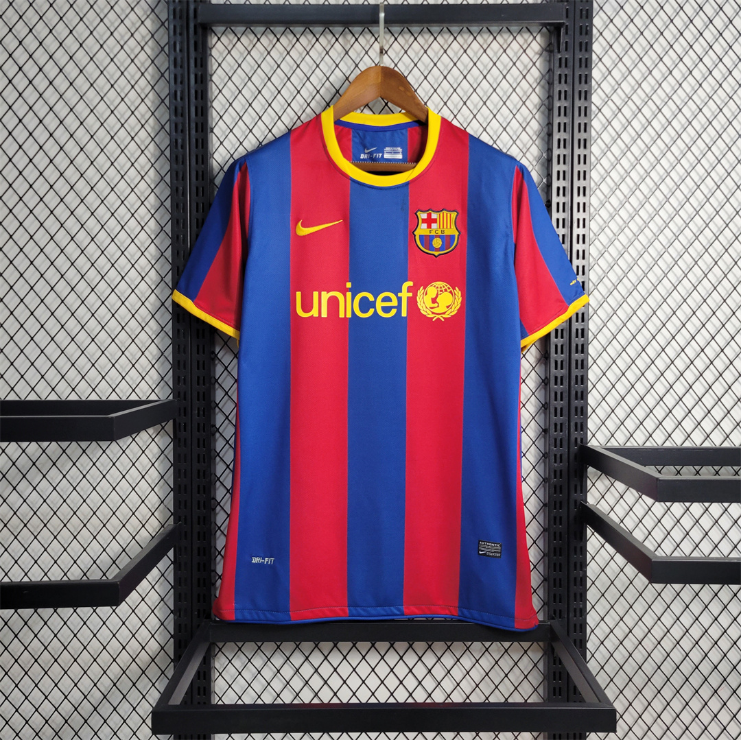 Barcelona Retro 10-11 Home Stadium Jersey